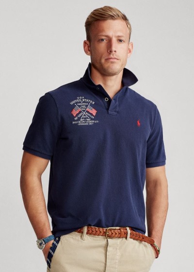 Polos Polo Ralph Lauren Hombre Azul Marino - Classic Fit Americana - FRVXP7065